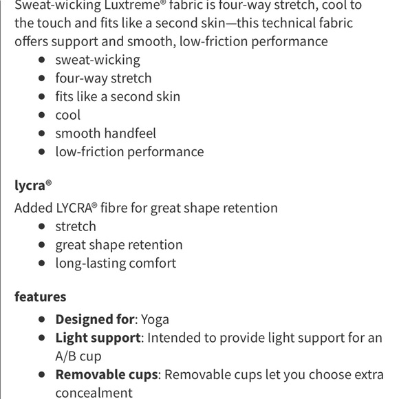 lululemon lighten up bra - Picture 9 of 10